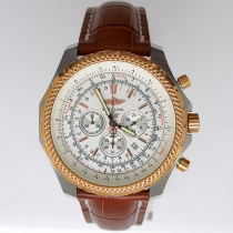 Breitling Watches Bentley T Rose Gold Leather