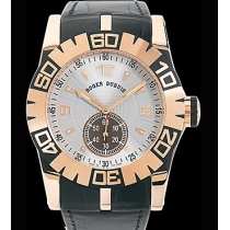 Roger Dubuis Easy Diver Automatic (PG / Silver / Leather