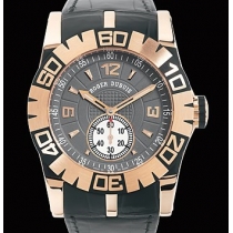 Roger Dubuis Easy Diver Automatic (PG / Gray / Leather S
