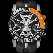 Roger Dubuis Easy Diver Chronograph (SS-Rubber / Black-S